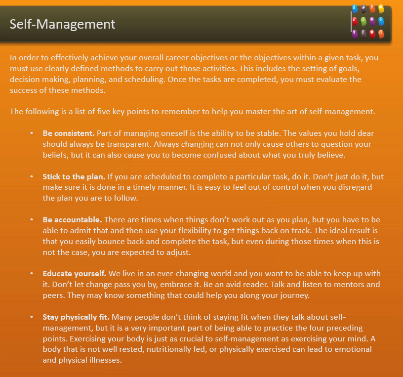 self-management-freshskills